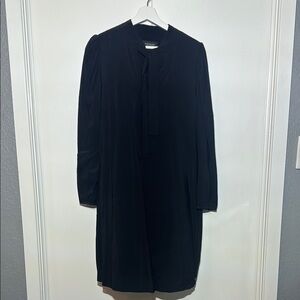 Scotch & Soda Black Long Sleeve Bishop Dress